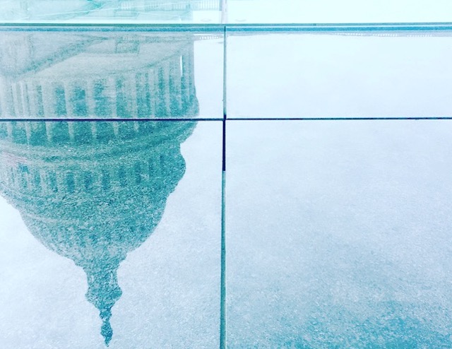 capitol dome reflection